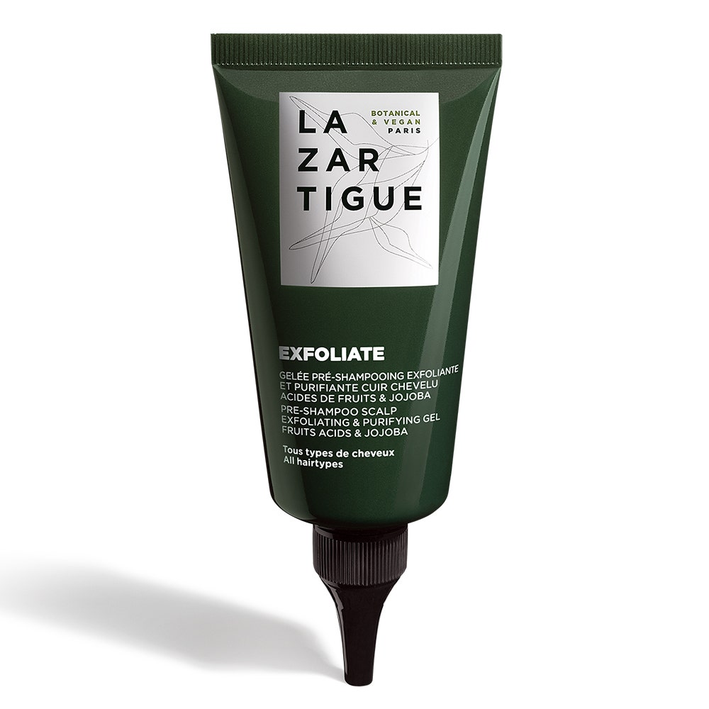 Lazartigue Exfoliate Gel exfoliante y purificante para el cuero cabelludo antes del champú 75 ml