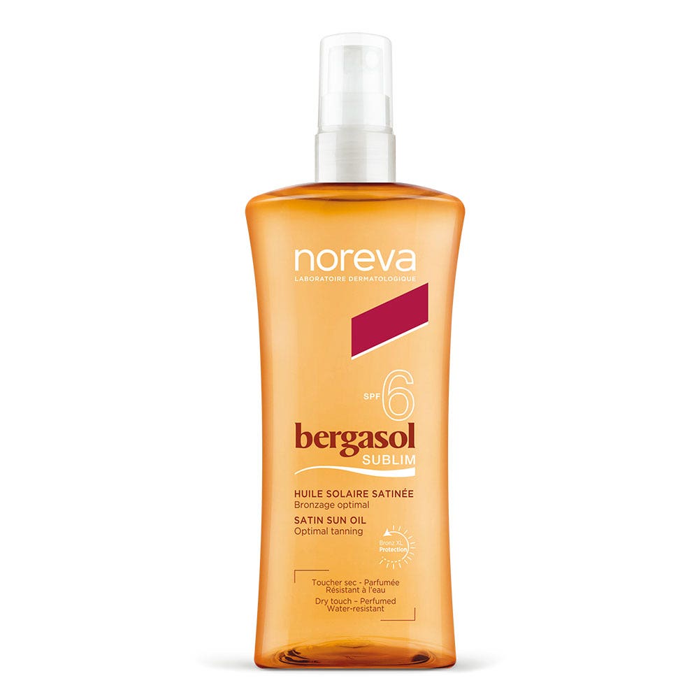 Noreva Bergasol Aceite Solar Satinado Spf6 Bergasol 125ml