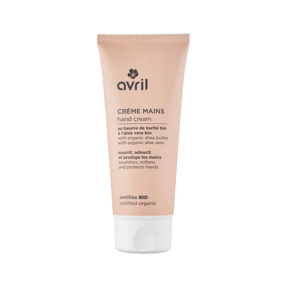 Avril Crema de manos con manteca de karité y aloe vera ecológico 100 ml