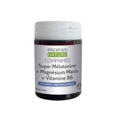 Propos'Nature Super Melatonina + Magnesio Marino + Vitamina B6 60 comprimidos