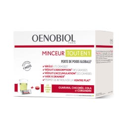 Oenobiol Minceur Todo en 1 30 Barritas + 60 Comprimidos