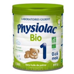 Physiolac Leche ecológica en polvo 1 Para bebés de 0 a 6 meses
