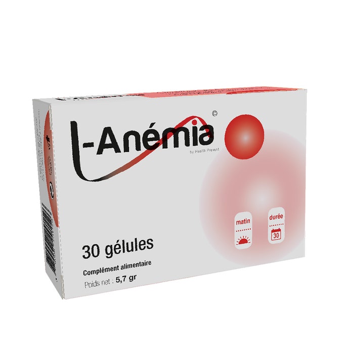 L-Anemia 30 cápsulas Health Prevent