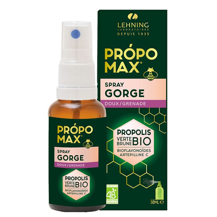 Spray para la garganta de granada dulce ecológica 30 ml Própomax Lehning
