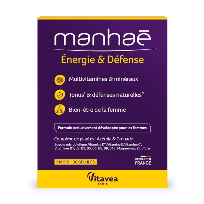 Energía y defensa 30 cápsulas Manhaé