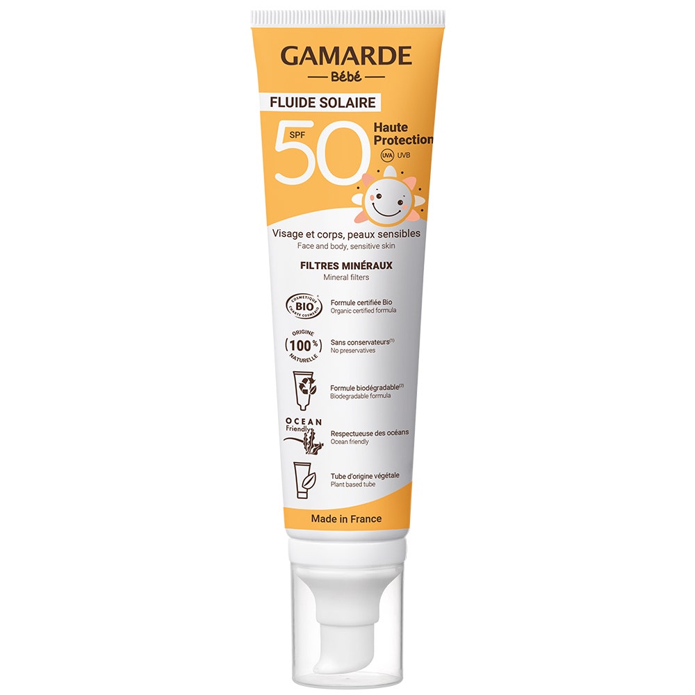 Gamarde Leche Solar Bebe Spf50 Sin Filtro Quimico 100ml