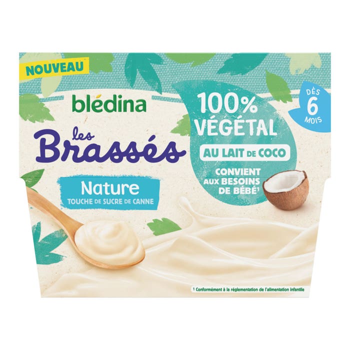 Blédina Brebaje 100% vegetal A partir de 6 meses 4x95g