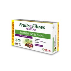 Ortis Frutas y fibras Tránsito intestinal regular 45 Cubos