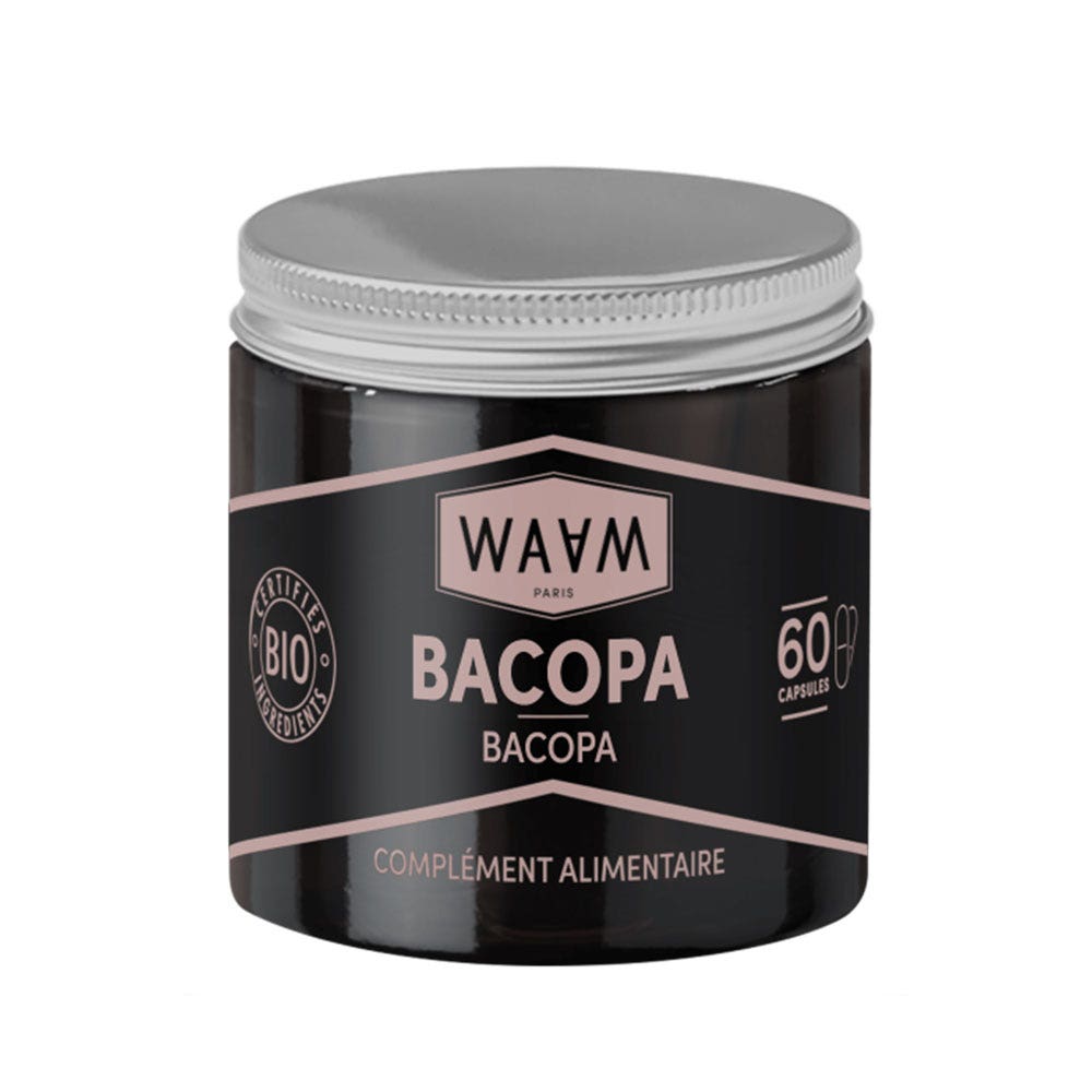 Waam Cápsulas de Bacopa ecológica 60 cápsulas