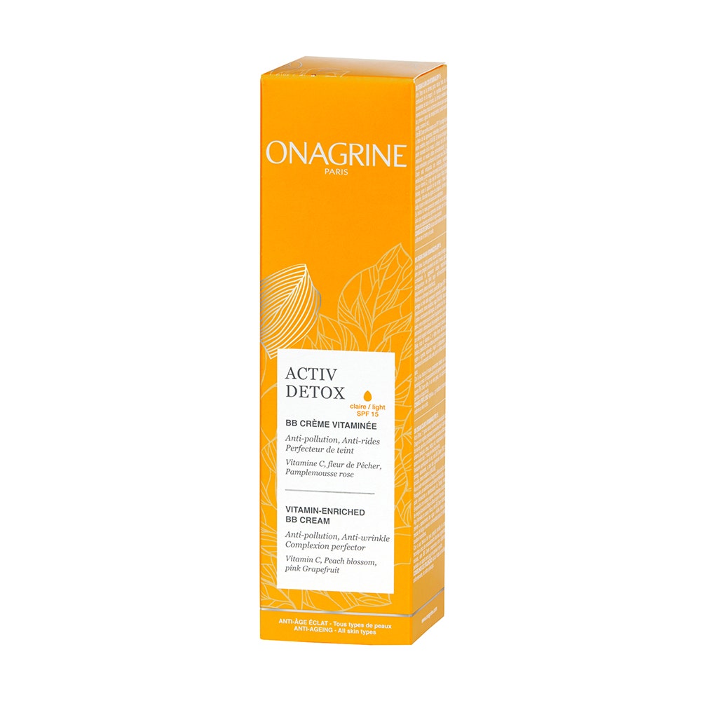 Onagrine Activ Detox Bb Cream Clara Spf15 Antiedad Con Vitaminas 40 ml