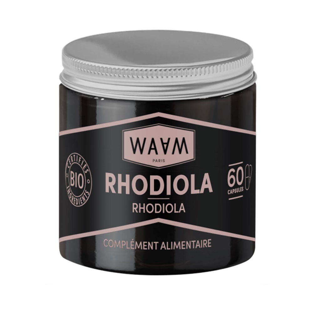 Waam Cápsulas de Rhodiola ecológica 60 cápsulas