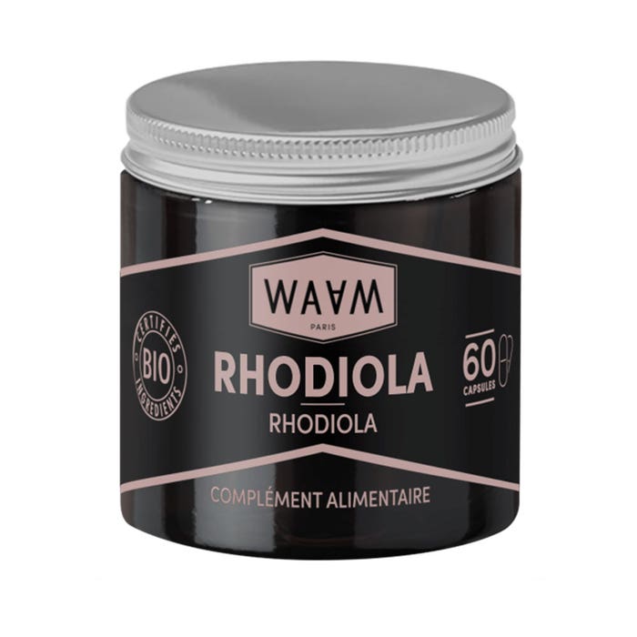 Cápsulas de Rhodiola ecológica 60 cápsulas Waam