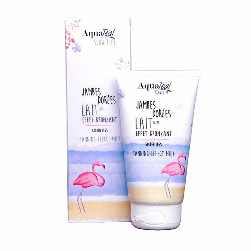 Aquateal Leche corporal bronceadora piernas doradas 150ml