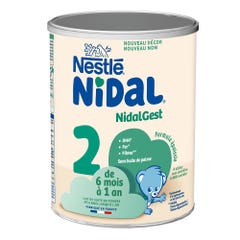 Nestlé Nidal Nidal Plus 2 Formula Espesa Leche En Polvo 6-12 Meses 6-12 Mois 800 g
