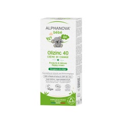 Alphanova Bébé Olizinc 40 Crema ecológica para la dermatitis del pañal 50 ml