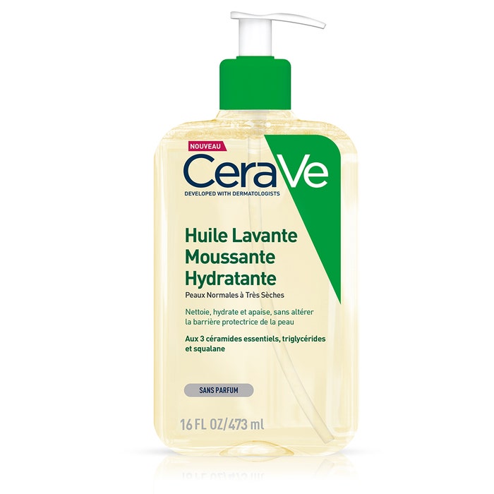 Aceite limpiador hidratante 473ml Cleanse Corps pieles normales a muy secas Cerave