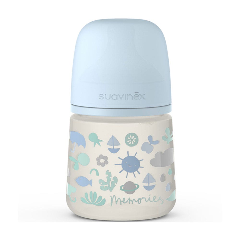 Suavinex Biberón con tetina simétrica SX PRO Flujo lento 150 ml