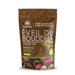 Iswari Eveil du Bouddha Cacao Cru instantáneo ecológico Super desayuno 360g