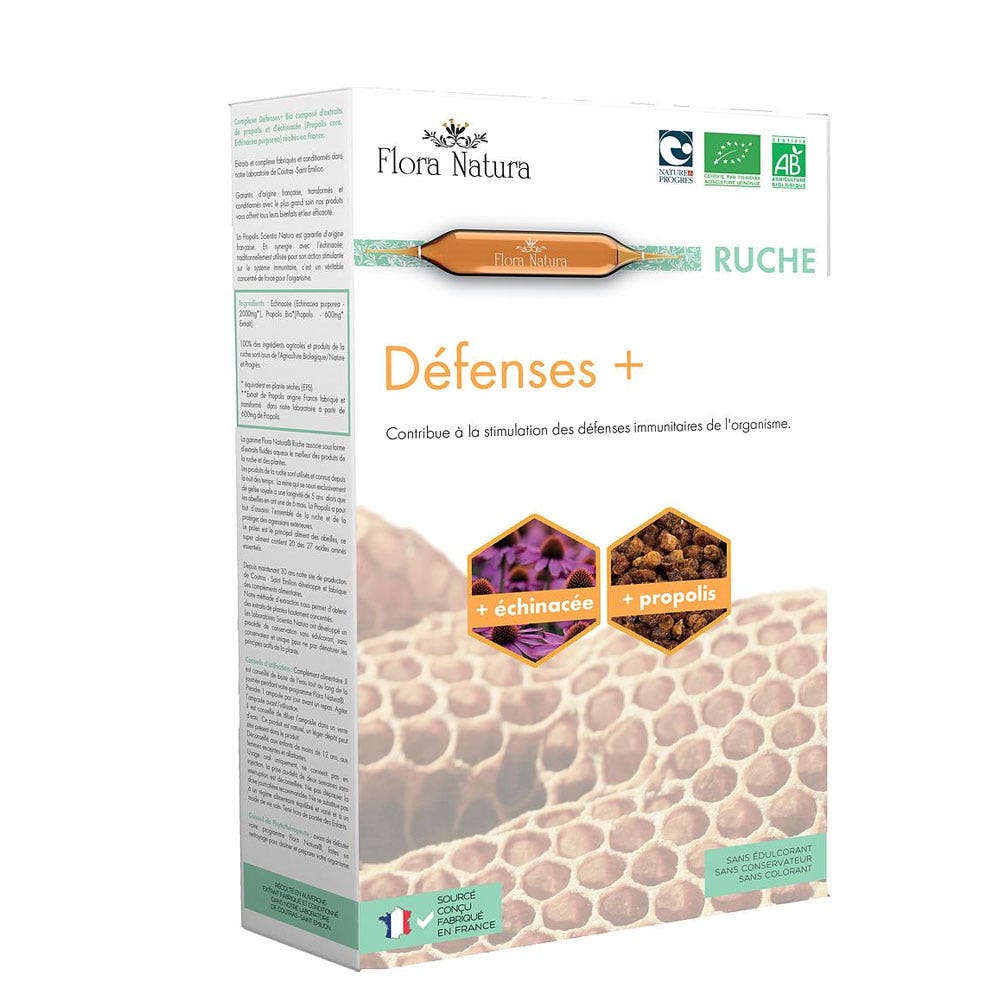 Flora Natura La Colmena Defensas 20 ampollas