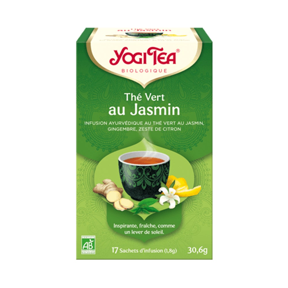 Yogi Tea Té verde al jazmín 17 sobres