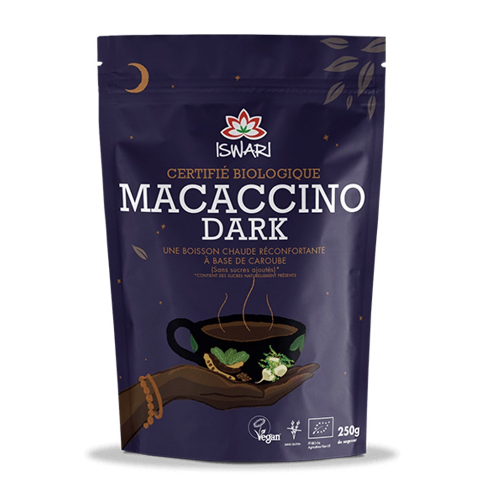 Iswari Macaccino Biografía oscura Bebidas calientes 250g