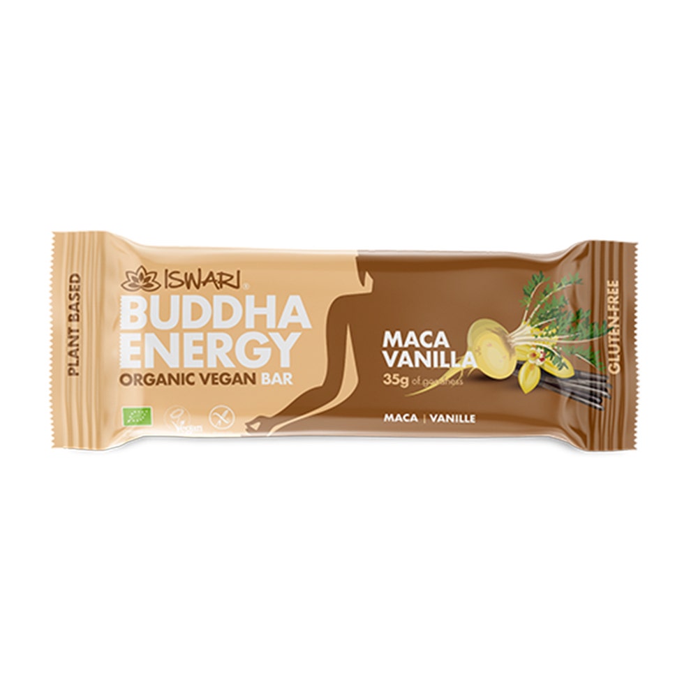 Iswari Barrita Energética Buda energético, maca y vainilla orgánica 35g