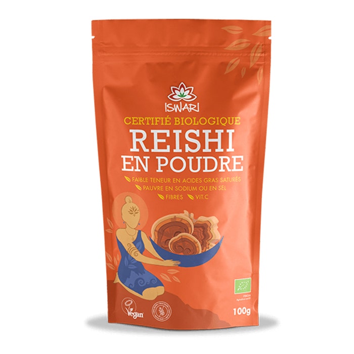 Reishi ecológico en polvo 100g Super Aliment Pur Iswari
