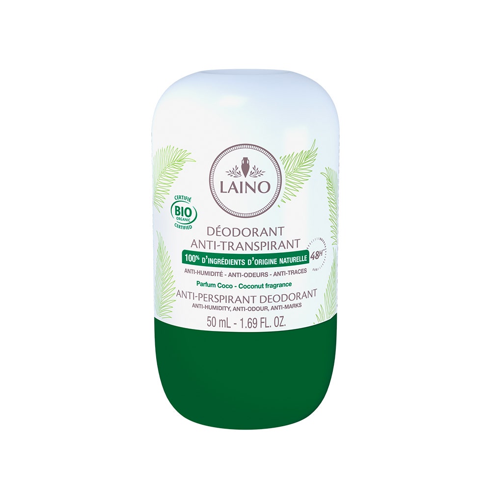 Laino Desodorante Antitranspirante de Coco Ecológico 50 ml