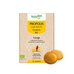 Herbalgem Propolis Caramelos Bio Amplio Espectro x24