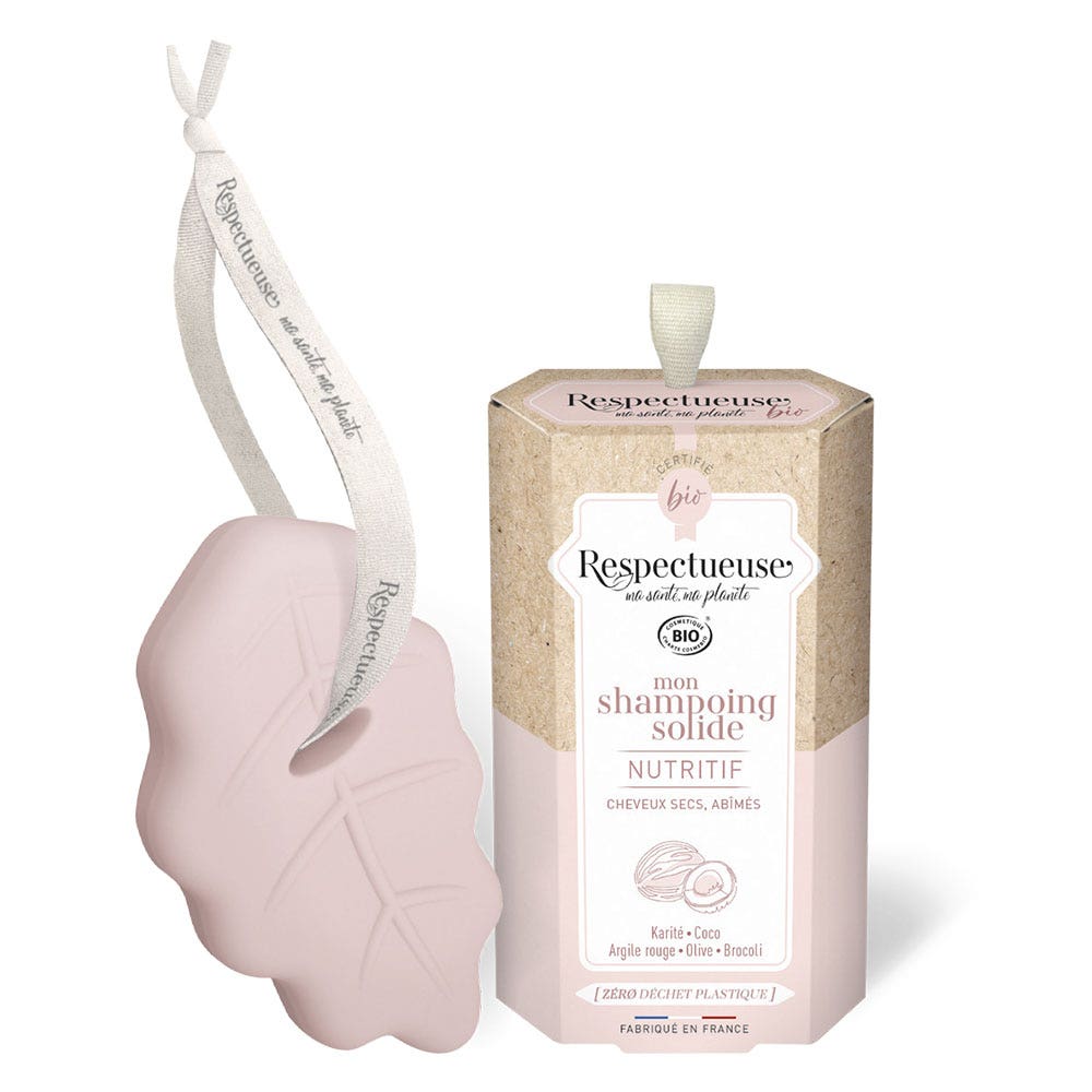 Respectueuse Champú sólido nutritivo ecológico fragancia natural de Karité 75g