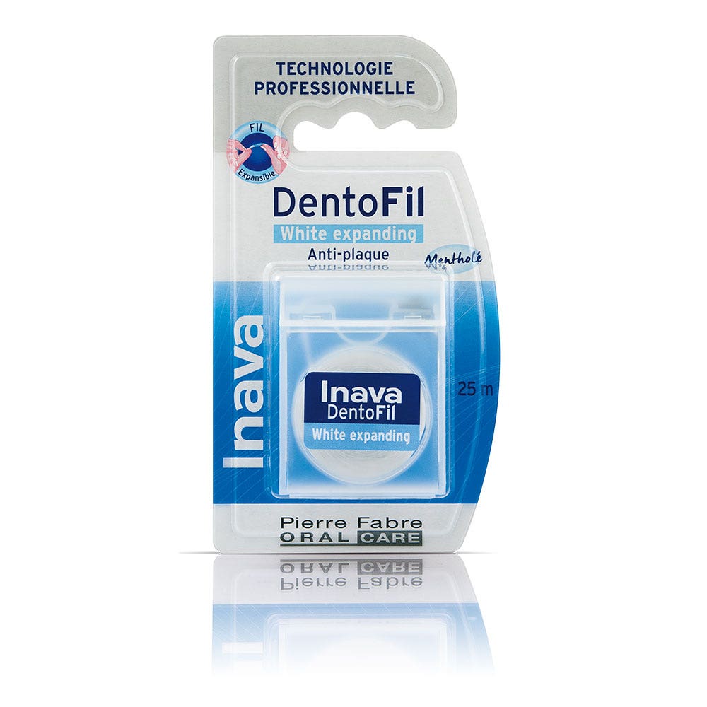 Inava Dentofil Fil Dentaire White Expansivo Anti Placa Menthe 25m
