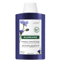 Klorane Centaurea Shampooing Bio Cheveux Blancs Ou Gris 200ml