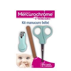 Mercurochrome Kit de manicura para bebés 100 ml
