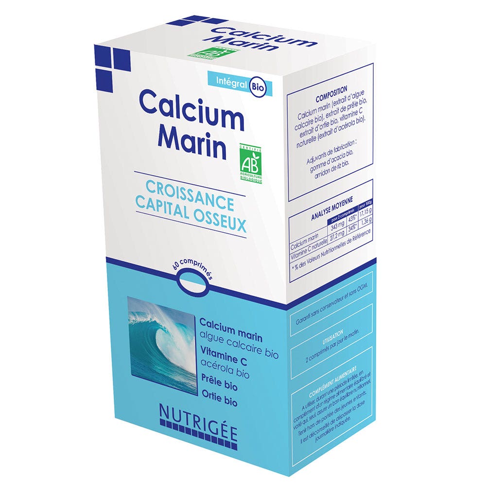 Nutrigée Calcio Marino Bio 30 Comprimidos