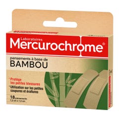 Mercurochrome Apósitos de bambú 18 unidades