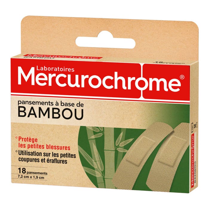 Apósitos de bambú 18 unidades Mercurochrome