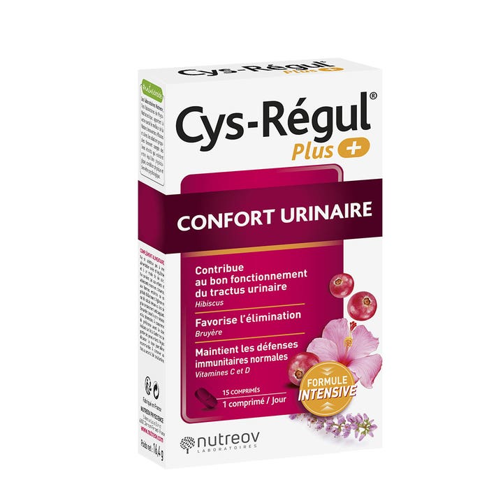 Confort Urinario 15 Comprimidos Cys-Regul Plus Formule Intensive Nutreov