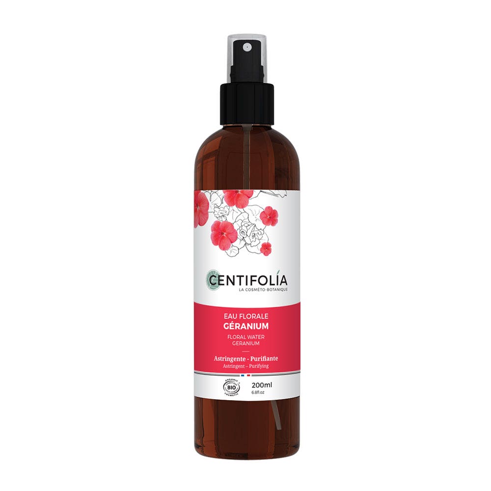 Centifolia Aguas florales Agua floral de geranio 200 ml