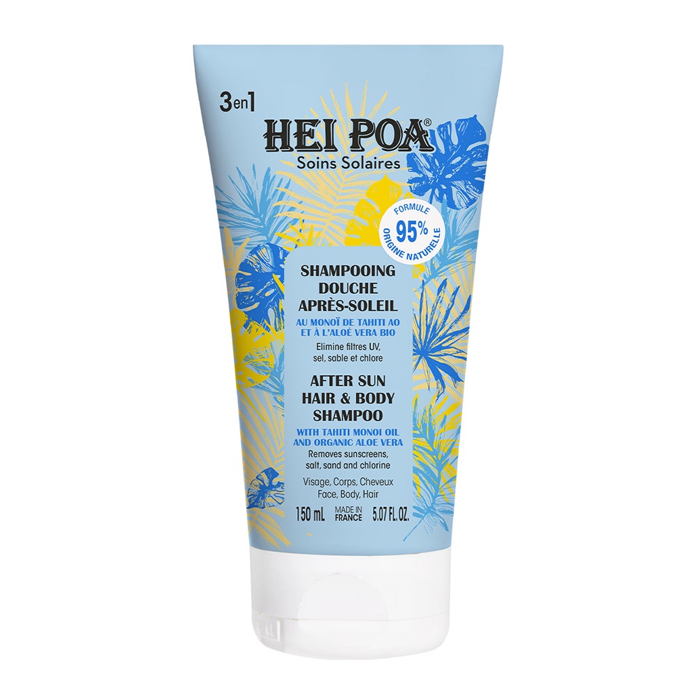 Hei Poa Solares Champú de ducha 3en1 para después del sol 150 ml