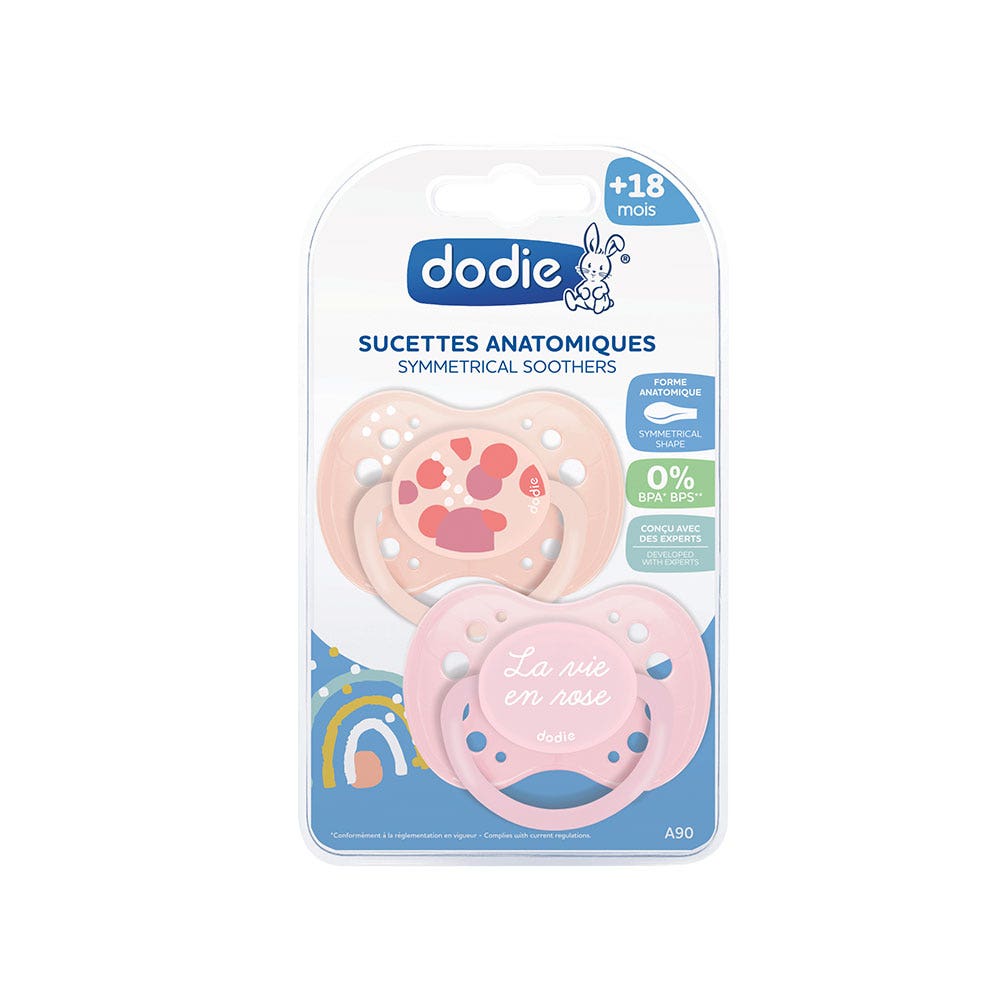 Dodie Chupetes anatómicos Sunny Life Collection a partir de 18 meses x2