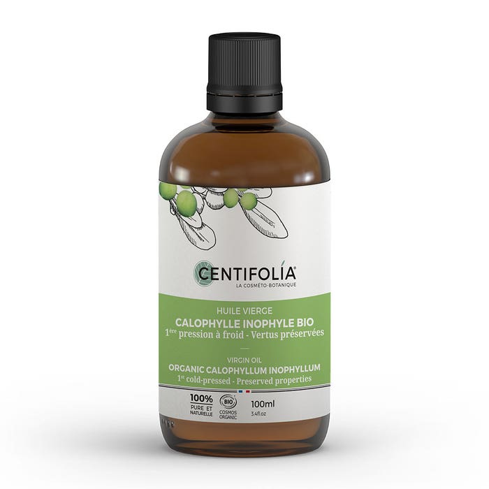 Aceite virgen ecológico de calophylla inophylla 100 ml Huiles végétales Centifolia