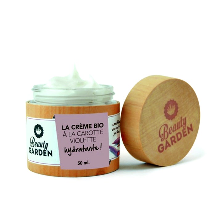 Crema de zanahoria Violeta bio - Hidratante 50 ml Beauty Garden