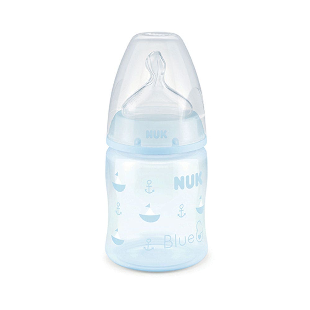 Set De Biberons NUK First Choice+ - 2x150 Ml + 2x300 Ml, Tétine Silicone Anti-coliques - 6