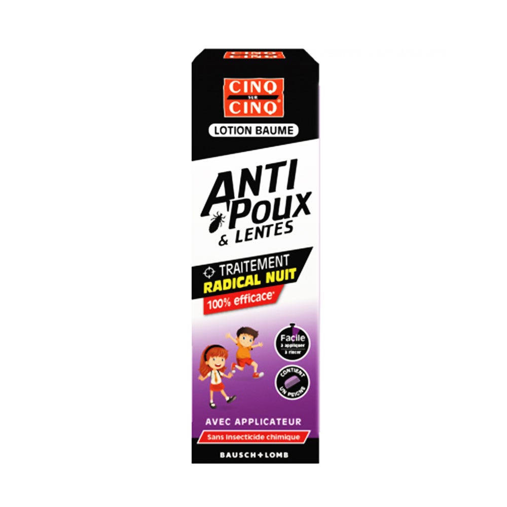 Cinq Sur Cinq Loción bálsamo antipiojos y liendres + aplicador 100 ml
