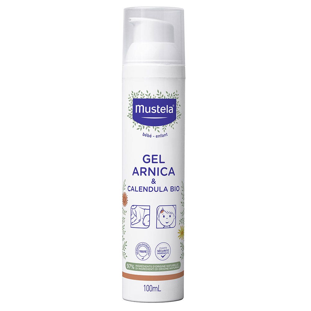 Mustela Gel de árnica y caléndula bio a partir de 9 meses 100 ml