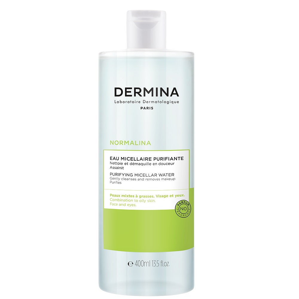 Dermina Normalina Agua Micelar Purificante Pieles Mixtas A Grasas 400ml