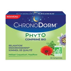 Chronodorm Phyto 3 plantas 30 comprimidos ecológicos 30 comprimidos