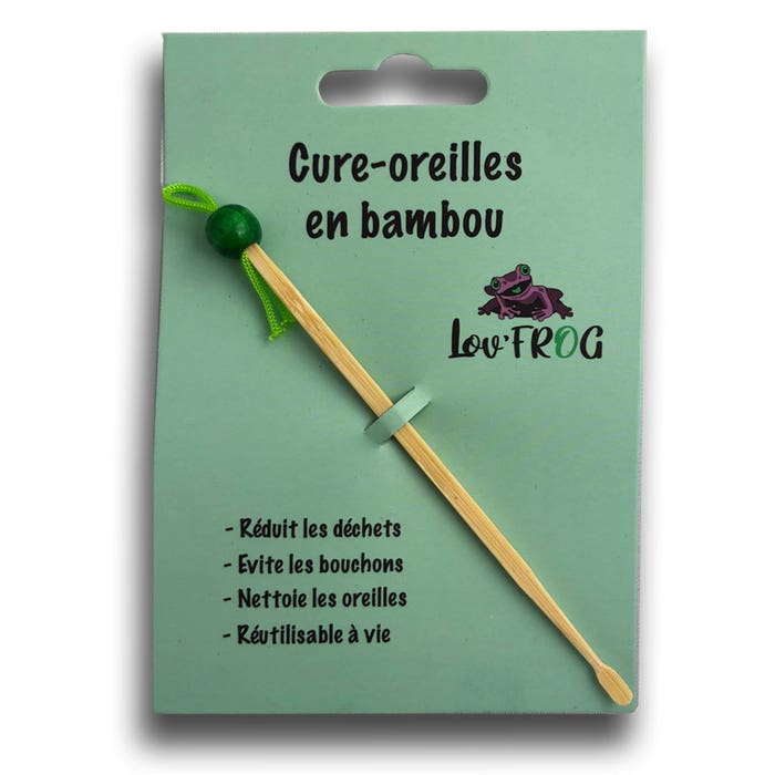 Orejeras de bambú x1 Lov'Frog