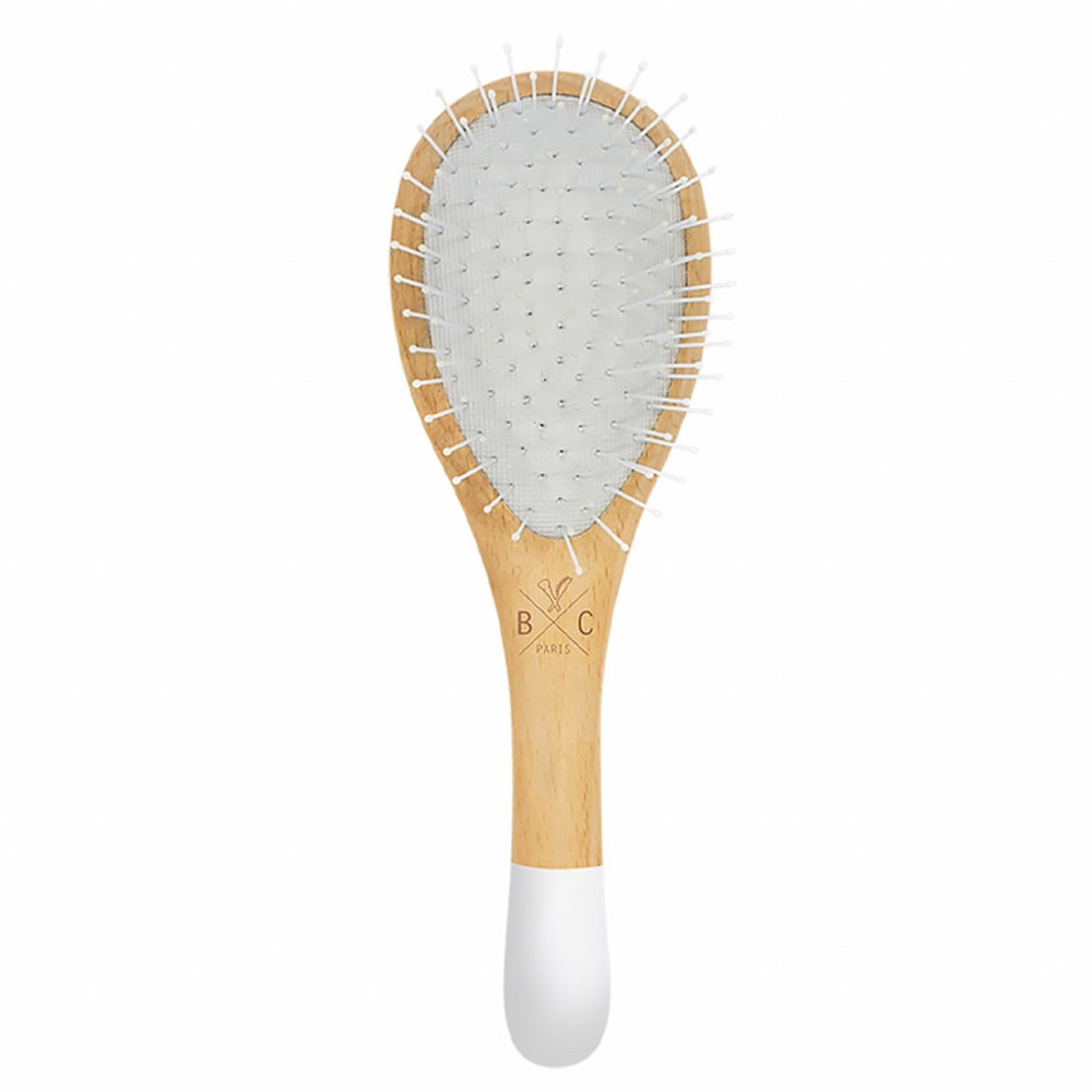 Bachca Cepillo desenredante pequeño de madera Picots de nylon
