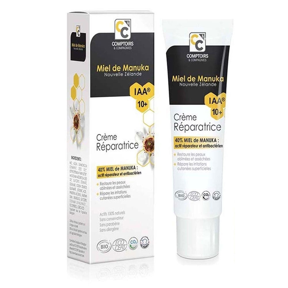 Comptoirs Et Compagnies Crema reparadora de miel de Manuka ecológica 40 ml